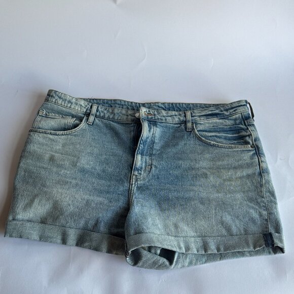 H&M Mom Ultra High Denim shorts Size 18 - Picture 1 of 6